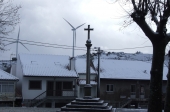 Neve caiu nas Serras de Fafe